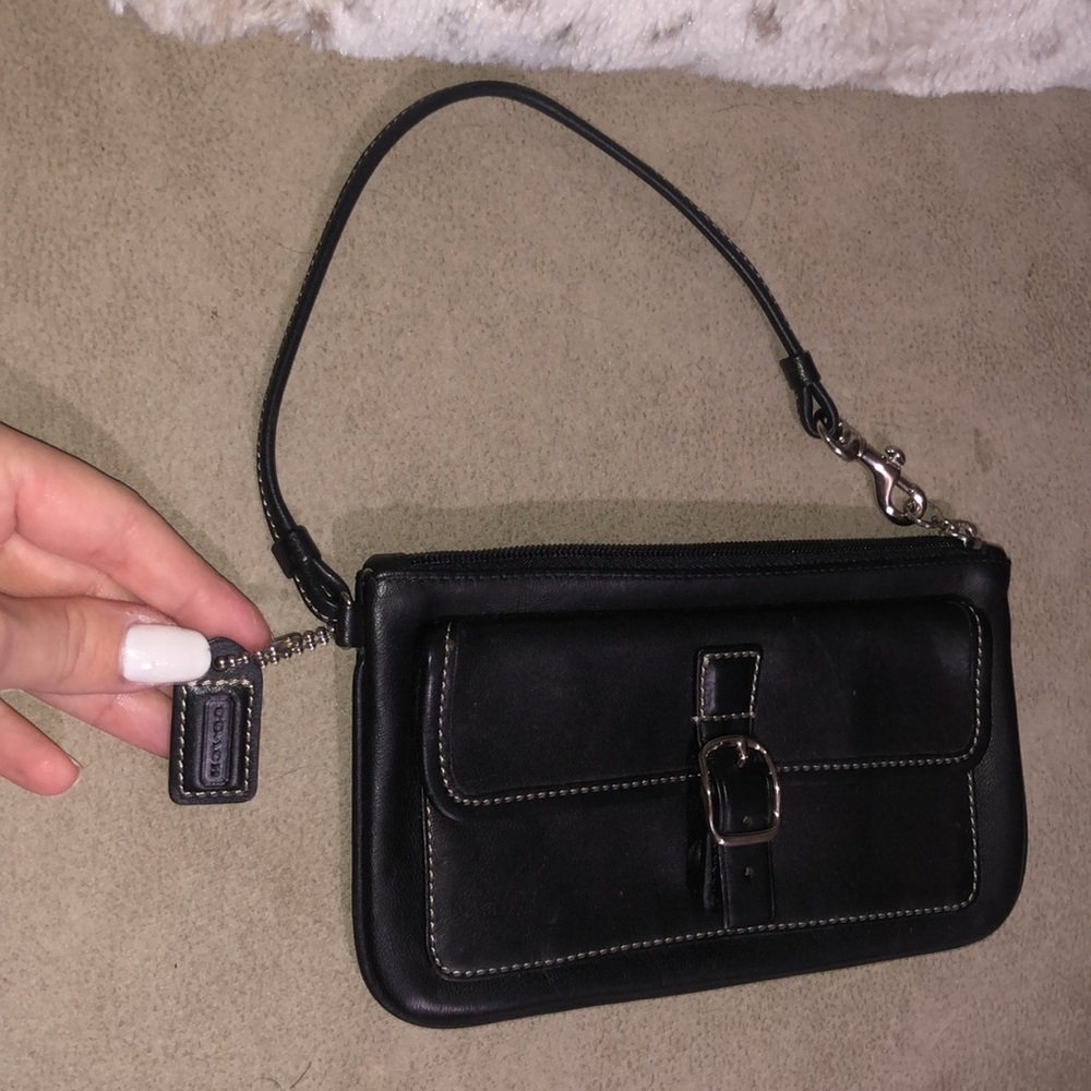 Coach wristlet bag 💕 real leather